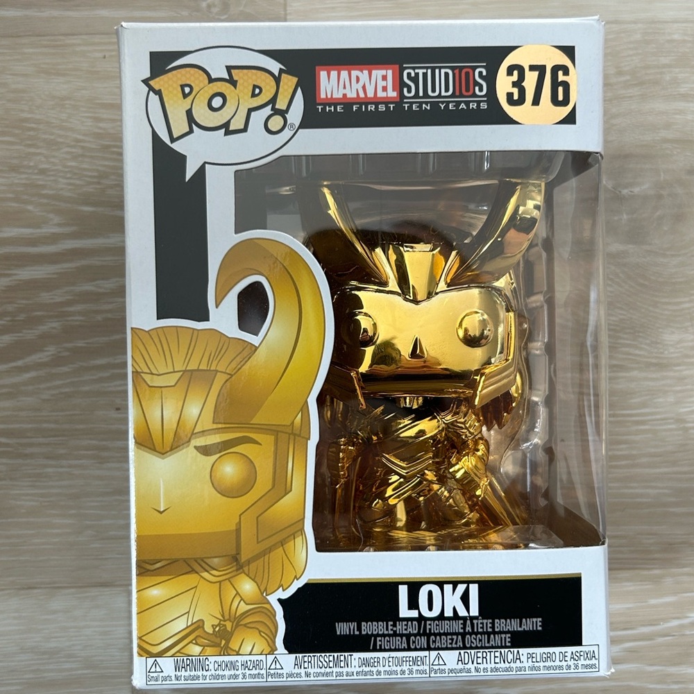 Funko Pop Marvel Loki Special Gold 376 Figure NIB